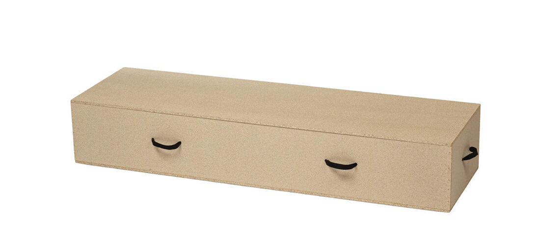 10PB, cremation container in Particle Board