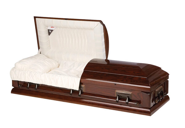 Antique, casket, Oak