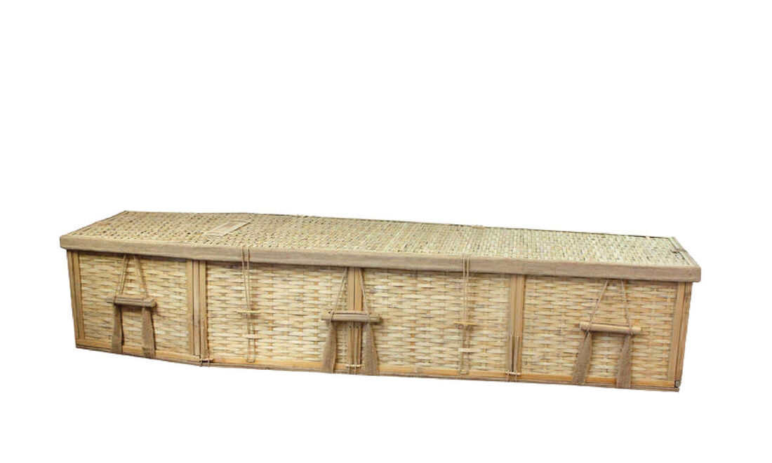 Bamboo Coffin, casket in Bamboo