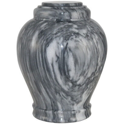 Embrace Cashmere Gray Marble Urn, urn in Marble