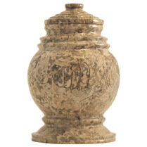 Fossil Stone Princess Marble Urn - Keepsake, urn, Marble