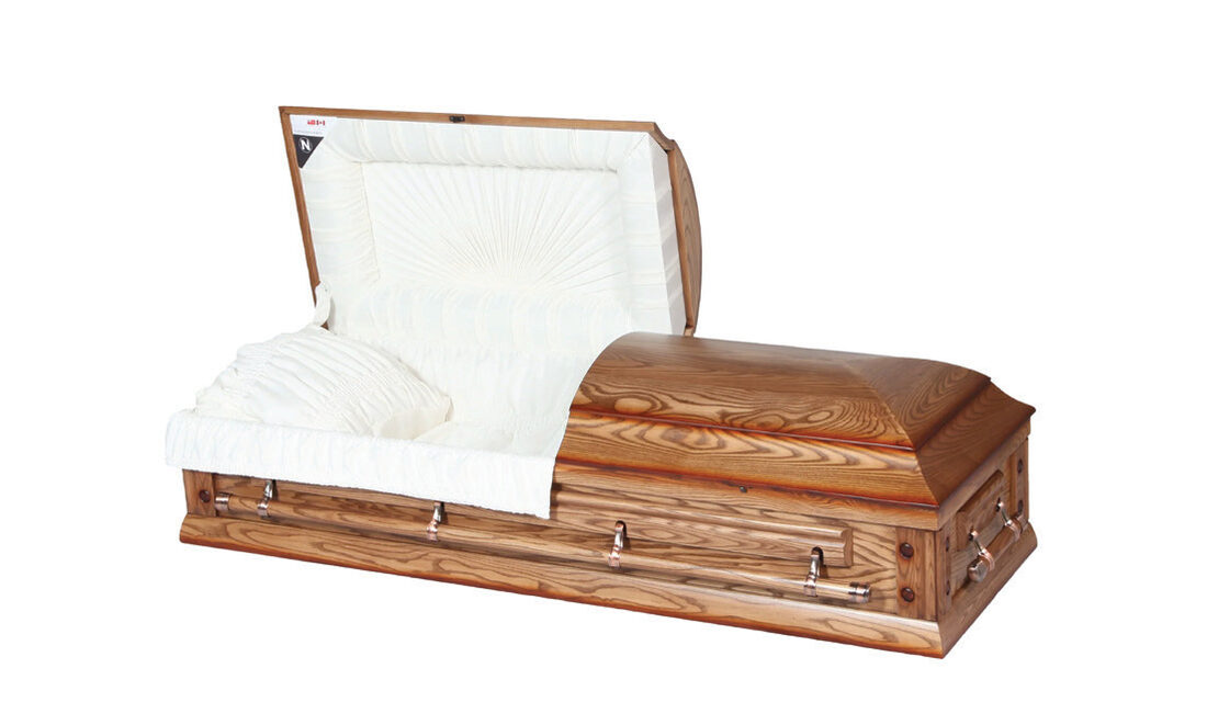 Haliburton, casket in Oak