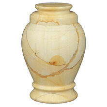 Love Teak Marble Urn - Keepsake, urn in Marble