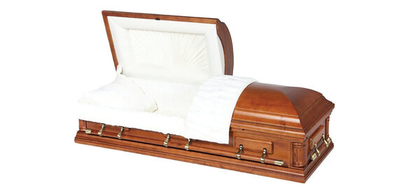 McCormick, casket, Poplar