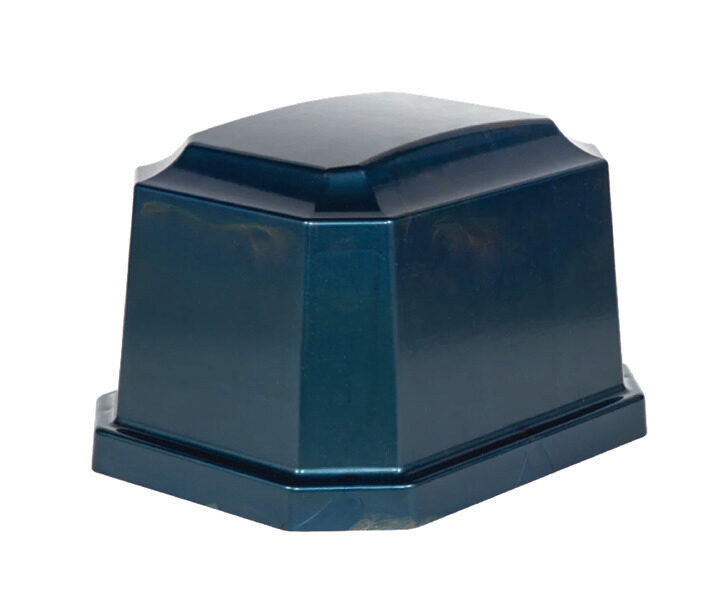 Midnight Blue, urn in Molded Plastic