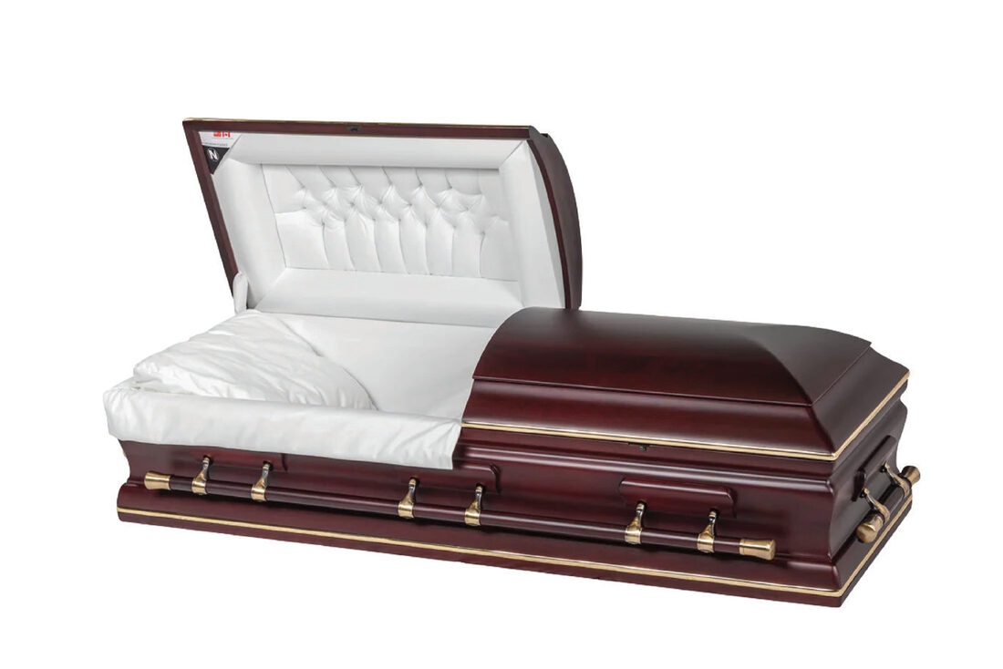 Monarch Gold, casket in Mahogany