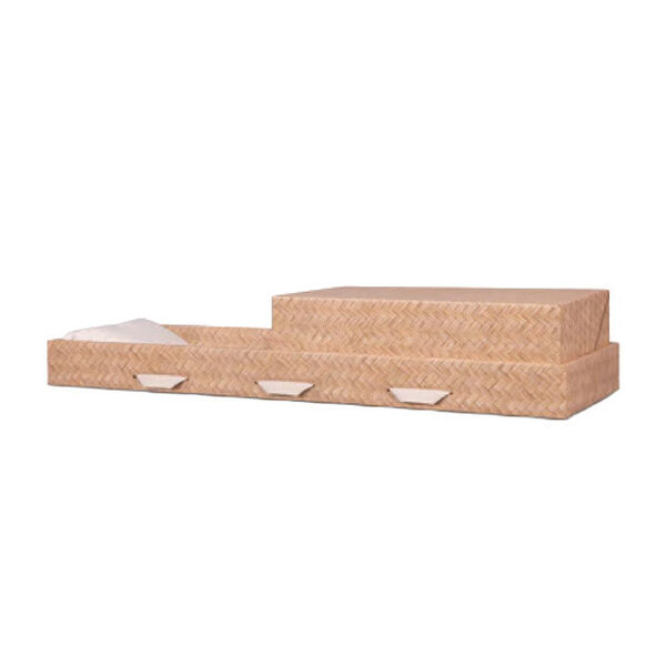 Natural Wicker, cremation container, Fibreboard