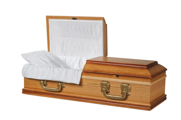 Oak - 3', casket, Oak