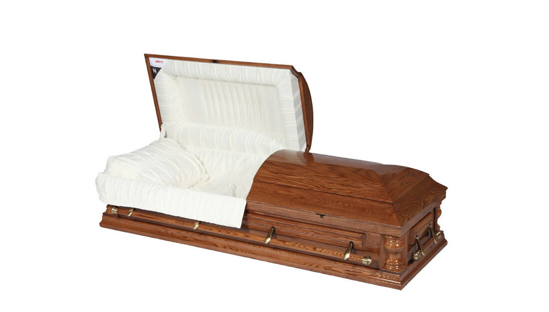 Parham, casket in Oak