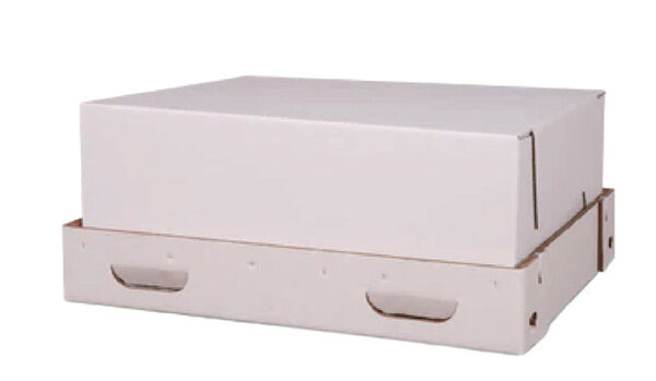 Pet Cremation Container - L, cremation container, White Fibreboard