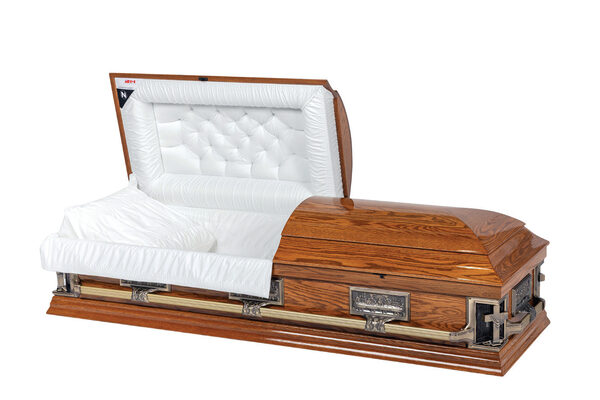 Testament, casket, Oak